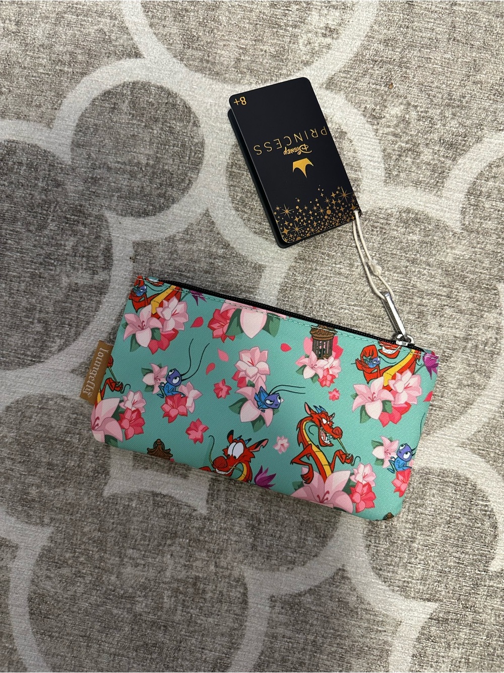 Loungefly Disney Mulan Zippered Pouch NWT